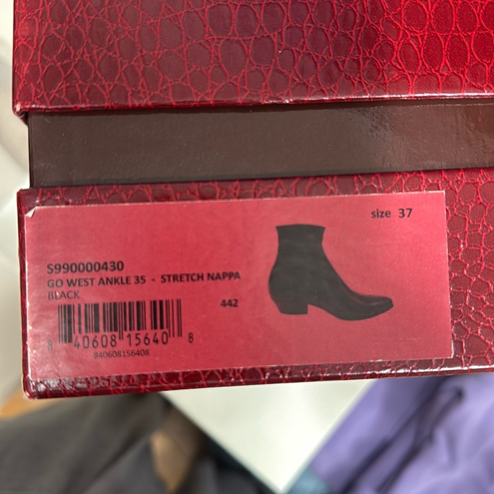 Tamara Mellon Go West Stretch Napa Boots 37
